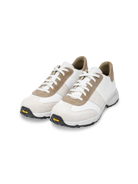 Vasky Botas Nordic Mellow - Pánské kožené outdoorové tenisky / botasky bílo-hnědé česká výroba ze Zlína