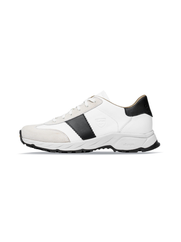 Vasky Botas Nordic Shadow - Pánské kožené outdoorové tenisky / botasky bílo-černé česká výroba ze Zlína