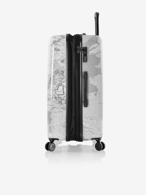 Heys Světle šedý vzorovaný cestovní kufr Heys Journey 3G L