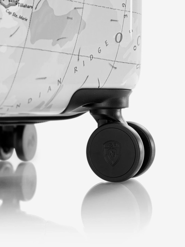 Heys Světle šedý vzorovaný cestovní kufr Heys Journey 3G L