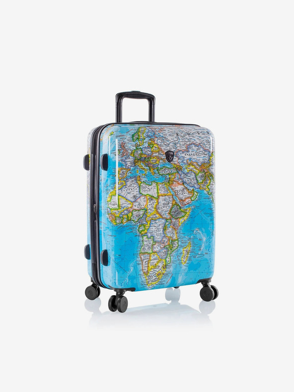 Heys Modrý vzorovaný cestovní kufr Heys Journey 3G M