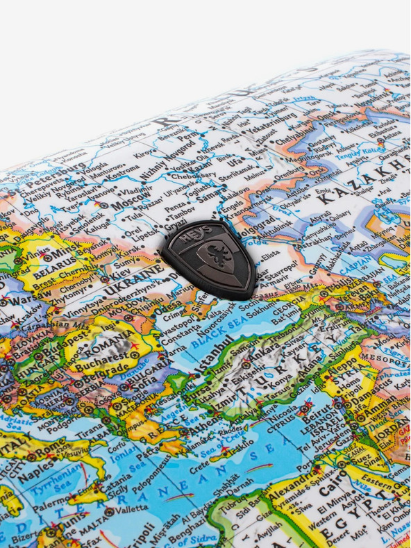 Heys Modrý vzorovaný cestovní kufr Heys Journey 3G M