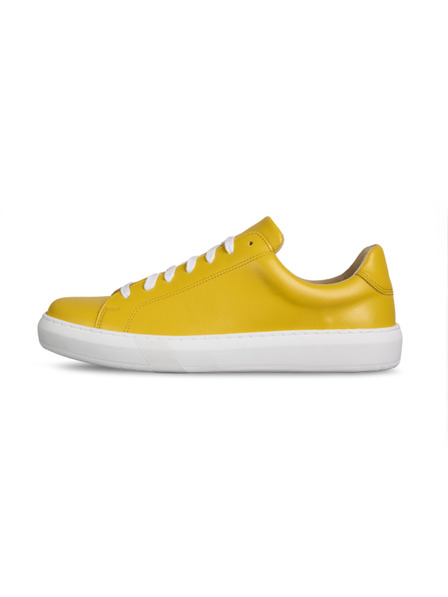 Vasky Dámské kožené tenisky / botasky žluté Vasky Glory Yellow