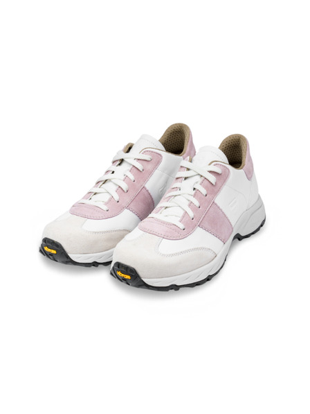 Vasky Botas Nordic Mellow - Dámské kožené outdoorové tenisky / botasky bílo-růžové česká výroba ze Zlína