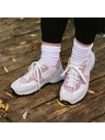 Vasky Botas Nordic Mellow - Dámské kožené outdoorové tenisky / botasky bílo-růžové česká výroba ze Zlína