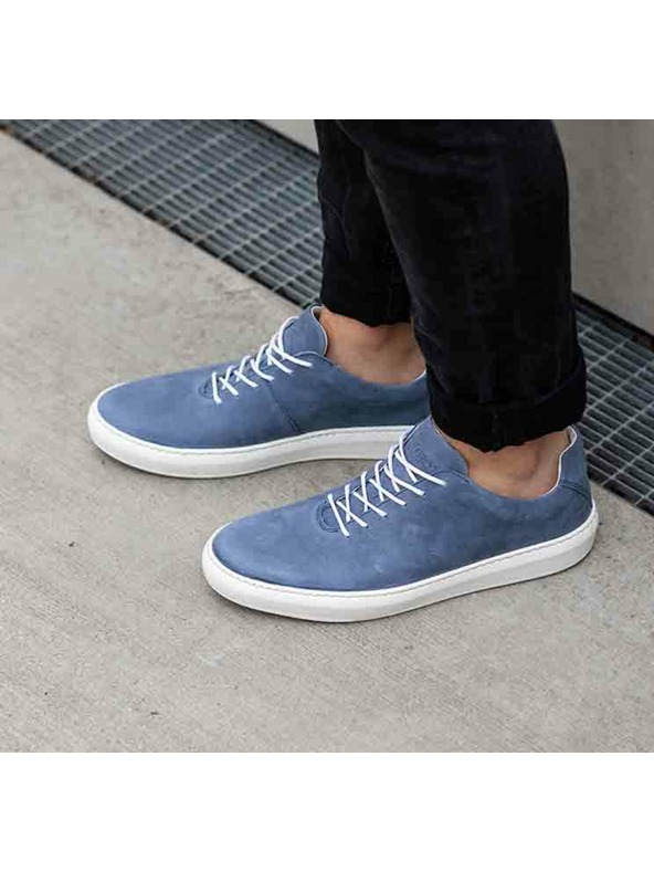 Vasky Dámské kožené tenisky / botasky modré Vasky Teny