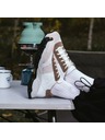 Vasky Botas Nordic Mellow - Dámské kožené outdoorové tenisky / botasky bílo-hnědé česká výroba ze Zlína