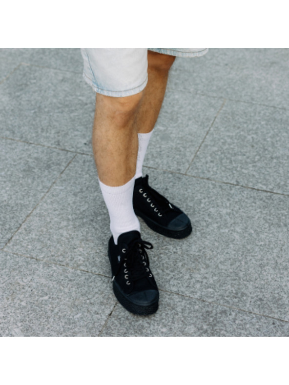 Vasky Dámské plátěné tenisky / botasky černé Vasky Kanvasky