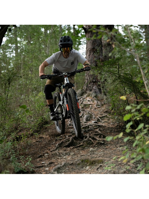 Horsefeathers Bike dres Quantum - silver birch/black  HORSEFEATHERS