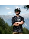 Horsefeathers Bike dres Spike 3/4 - halftone/black HORSEFEATHERS
