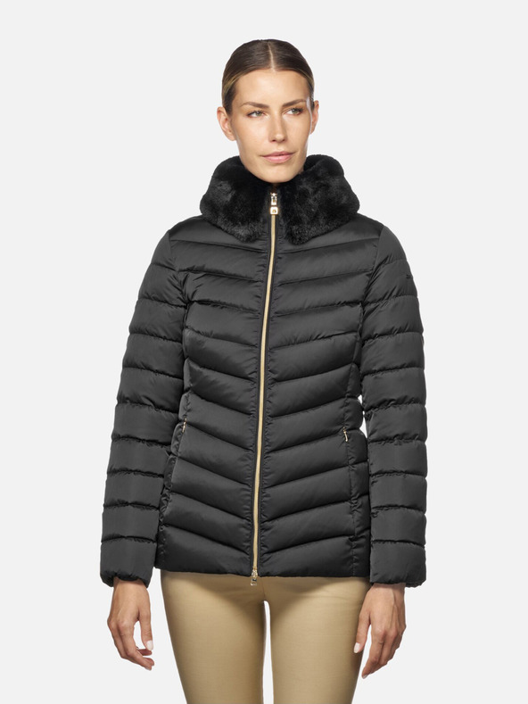 Geox Černá dámská péřová bunda Geox Bettanie