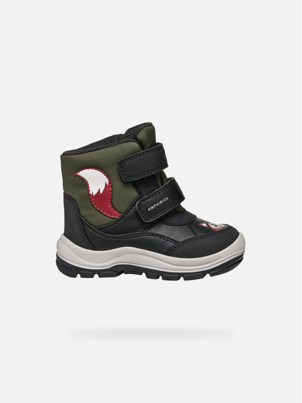 Geox Černá chlapecká zimní obuv Geox Flanfil  B Abx