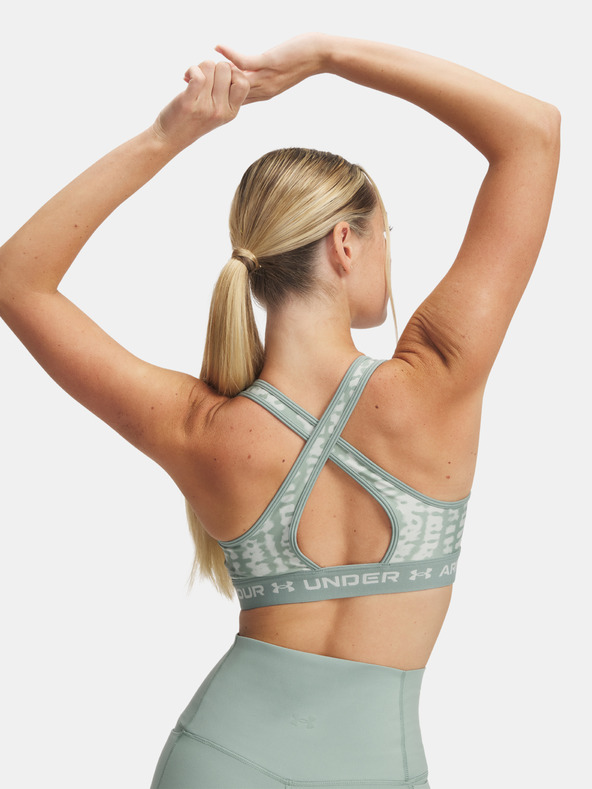 Under Armour Dámská podprsenka Under Armour Crossback Mid Print