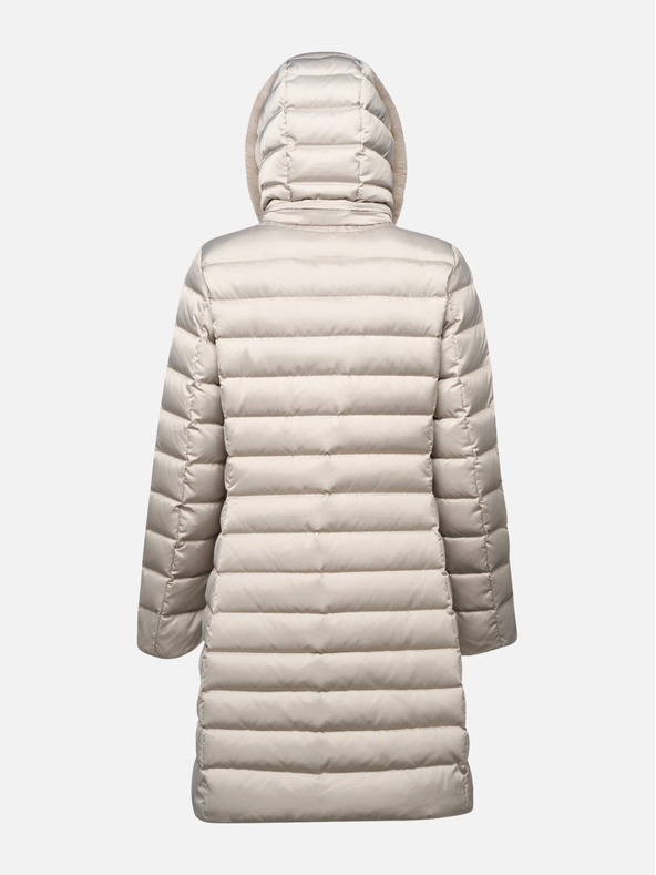 Geox Béžová dámská prošívaná bunda Geox Bettanie