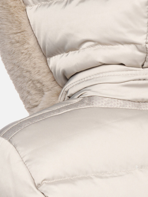 Geox Béžová dámská prošívaná bunda Geox Bettanie