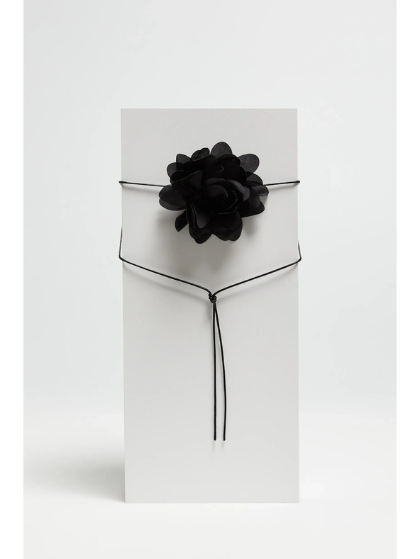 Moodo Černý dámský náhrdelník Moodo