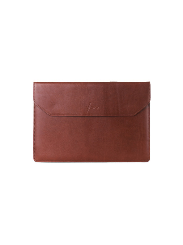 Vasky Kožený obal na MacBook, hnědý VASKY