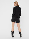 Vero Moda Černá džínová bunda VERO MODA Hot Soya