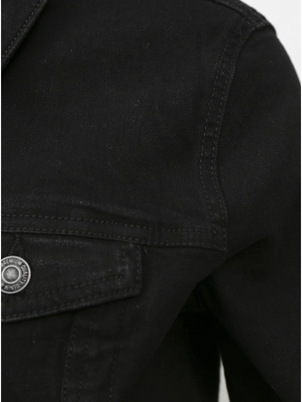 Vero Moda Černá džínová bunda VERO MODA Hot Soya