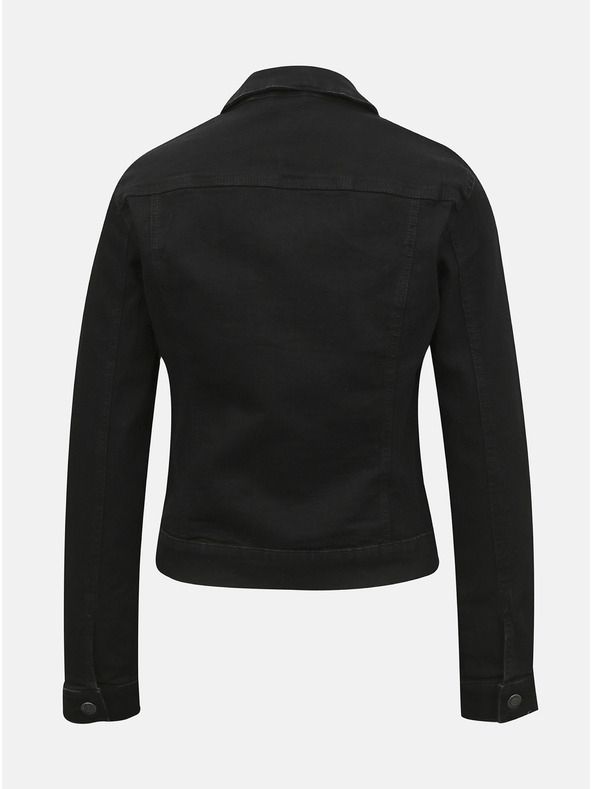 Vero Moda Černá džínová bunda VERO MODA Hot Soya