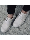 Vasky Dámské kožené polobotky béžové - jarní / podzimní boty Flexiko
