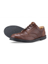 Vasky Dámské elegantní kožené polobotky tmavě hnědé - jarní / podzimní boty Vasky Brogue Low Dark