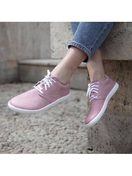 Vasky Dámské kožené barefoot růžové Vasky Terry Pink