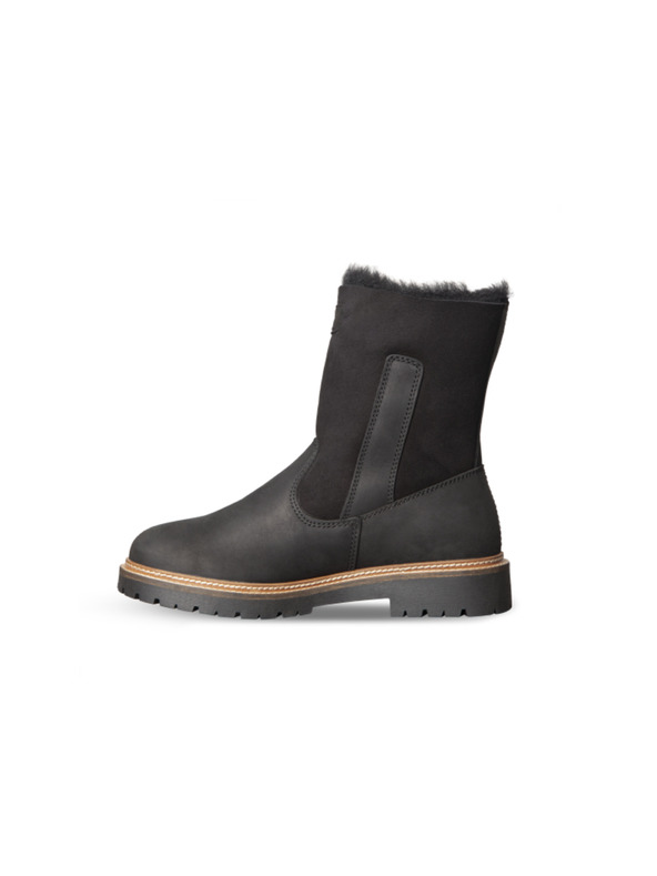 Vasky Kožené dámské polokozačky černé Vasky Olivie