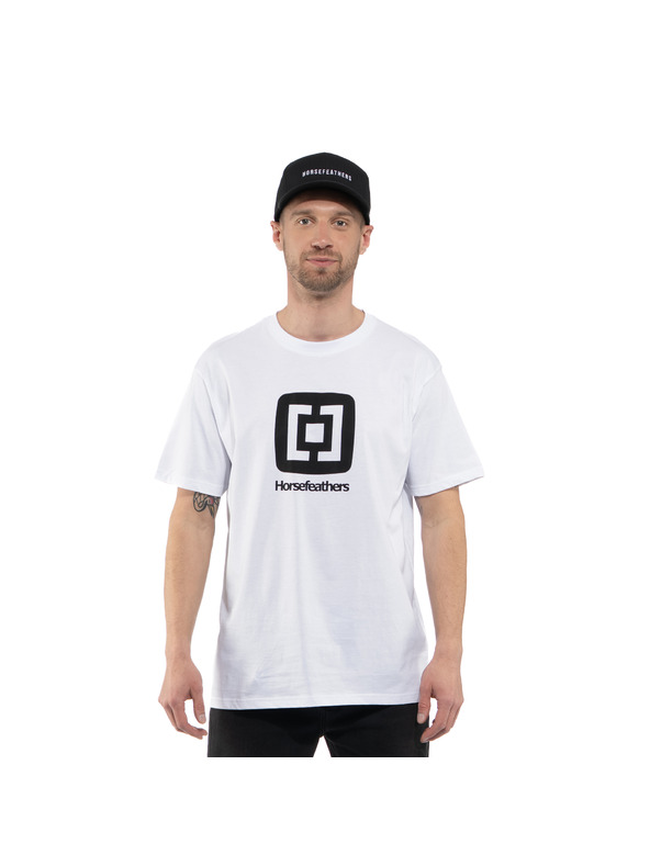 Horsefeathers Triko Fair - white HORSEFEATHERS