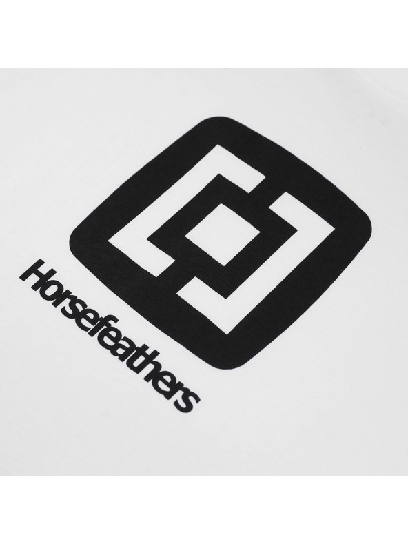 Horsefeathers Triko Fair - white HORSEFEATHERS