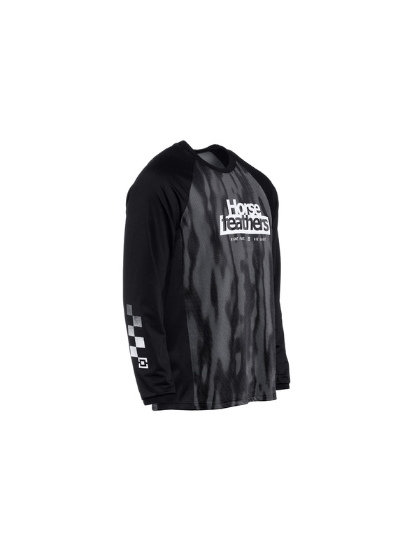 Horsefeathers Bike dres Spike LS - halftone/black HORSEFEATHERS