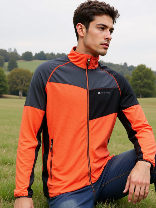ALPINE PRO Pánská rychleschnoucí mikina s cool dry ALPINE PRO ONNEC 2