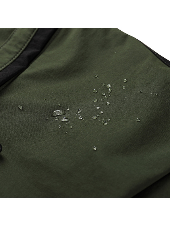 ALPINE PRO Pánské softshellové kalhoty ALPINE PRO AKAN 2 černé