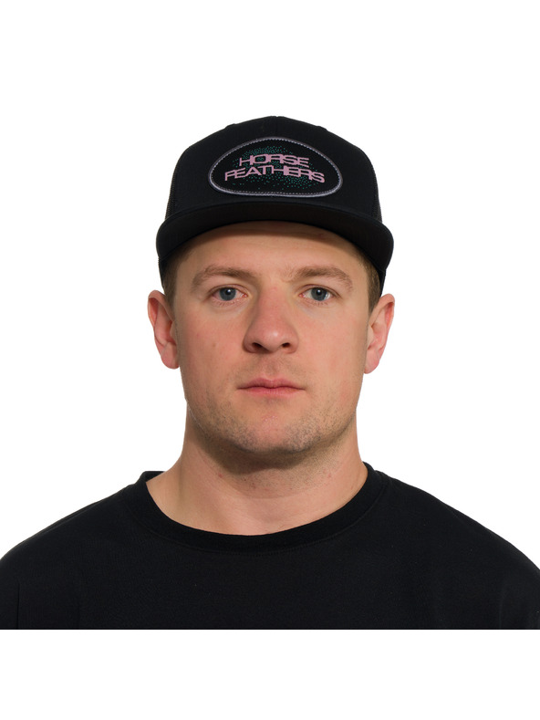 Horsefeathers Kšiltovka Bunk - black HORSEFEATHERS