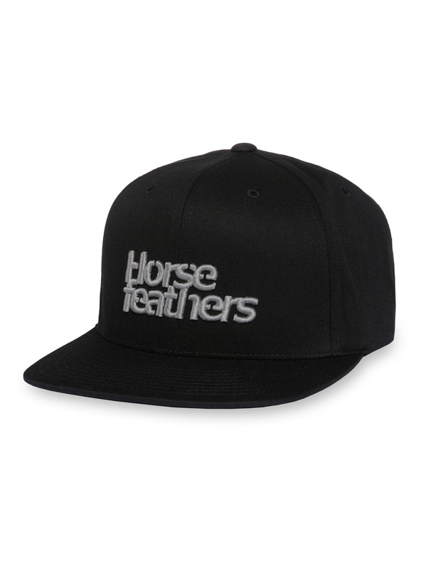 Horsefeathers Kšiltovka Rise - black HORSEFEATHERS