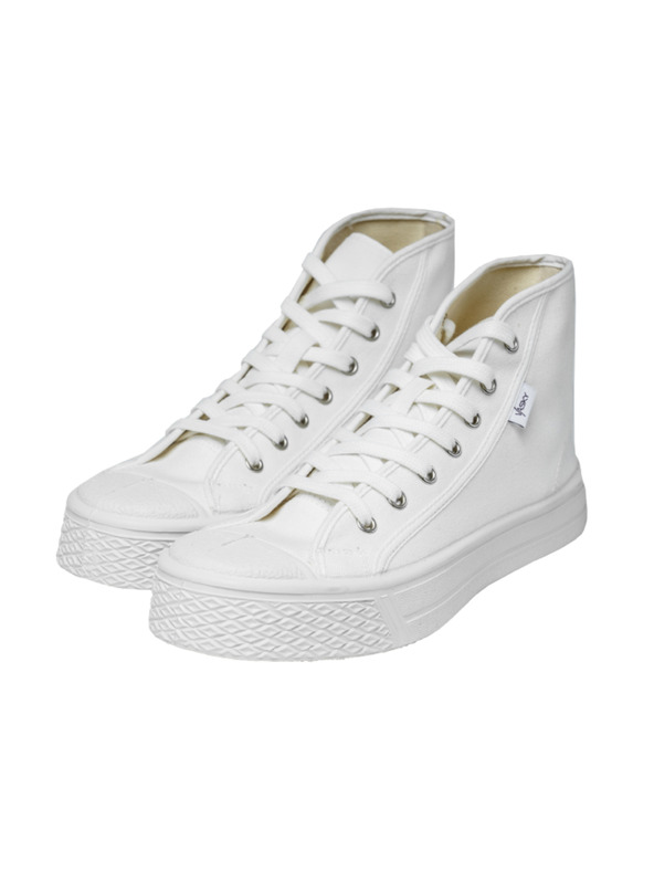 Vasky Pánské plátěné kotníkové tenisky / botasky Vasky Kanvasky High bílé