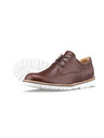 Vasky Pánské kožené polobotky tmavě hnědé - jarní / podzimní boty Vasky Derby Dark Brown