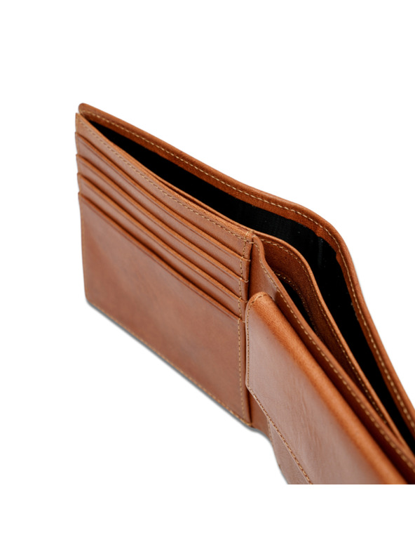 Vasky Vasky Fredy Cognac - kožená peněženka hnědá -  česká výroba ze Zlína