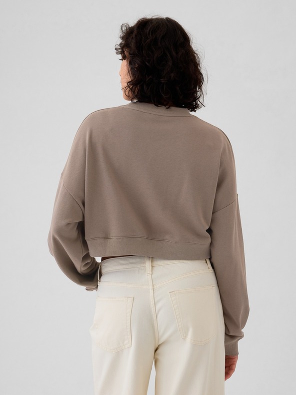 GAP Crop mikina s logem Gap