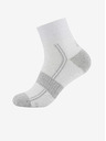 ALPINE PRO Šedo-bílé unisex ponožky Alpine Pro 3HARE 2