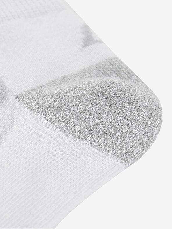 ALPINE PRO Šedo-bílé unisex ponožky Alpine Pro 3HARE 2