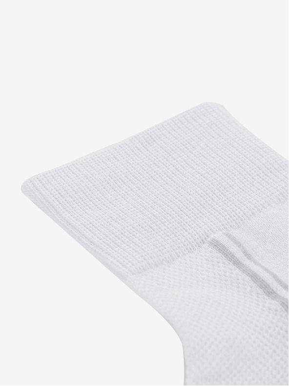 ALPINE PRO Šedo-bílé unisex ponožky Alpine Pro 3HARE 2