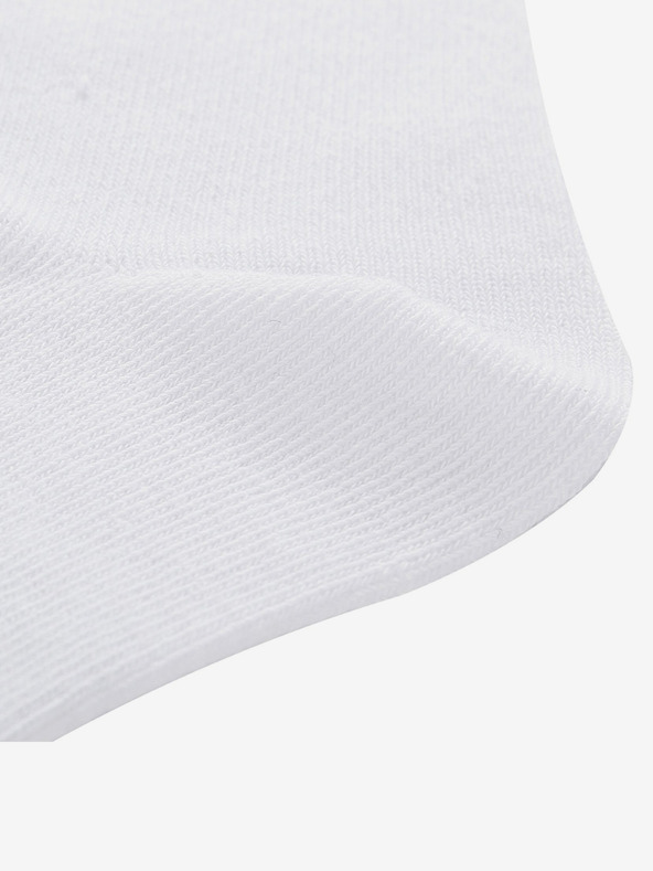 ALPINE PRO Bílé unisex ponožky - 2 páry ALPINE PRO 2ULIANO