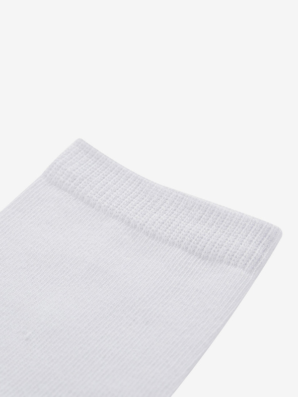 ALPINE PRO Bílé unisex ponožky - 2 páry ALPINE PRO 2ULIANO