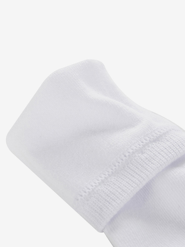 ALPINE PRO Bílé unisex ponožky - 2 páry ALPINE PRO 2ULIANO
