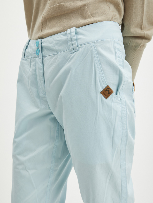 Northfinder Světle modré dámské tříčtvrteční kalhoty Northfinder Ewelyna