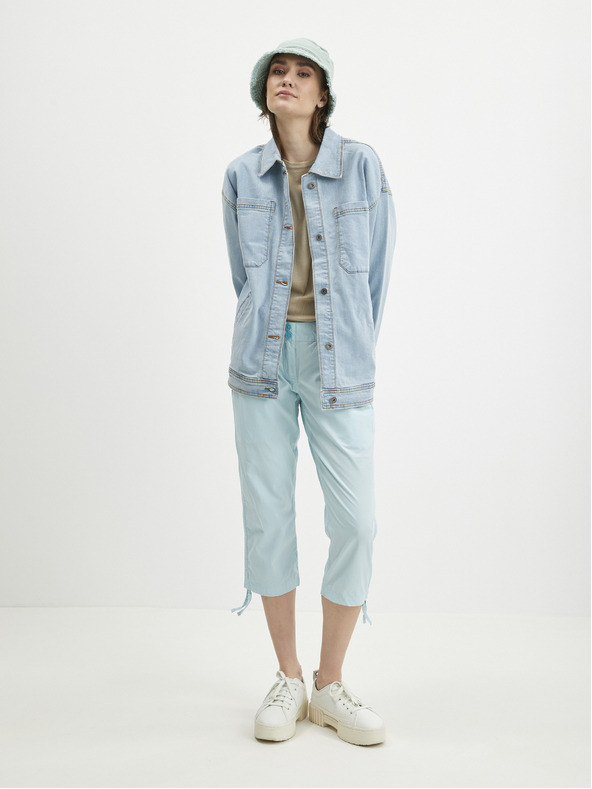 Northfinder Světle modré dámské tříčtvrteční kalhoty Northfinder Ewelyna