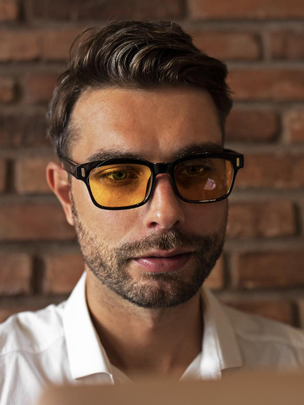 VEYREY VeyRey Počítačové brýle Nerd Pickup černé