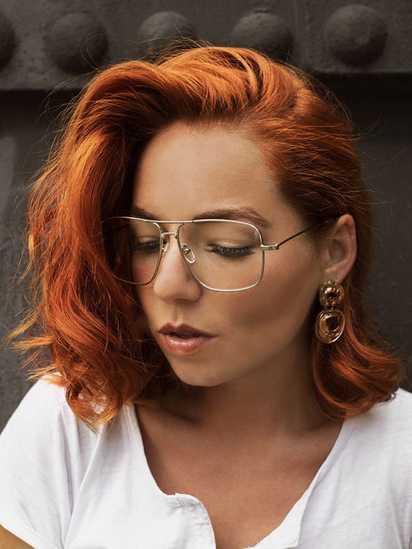 VEYREY Brýle ve stříbrné barvě VeyRey Eileen