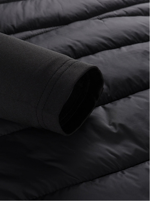 ALPINE PRO Černé dámské zimní hi-therm šaty ALPINE PRO OMERA